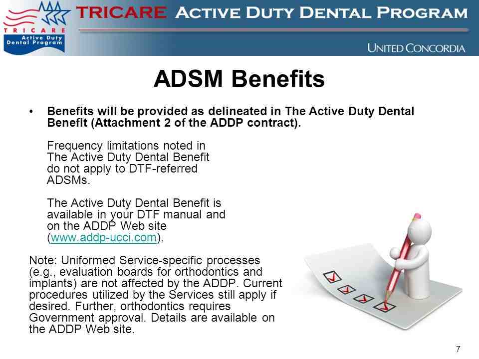 Is dental free with TRICARE Prime?
