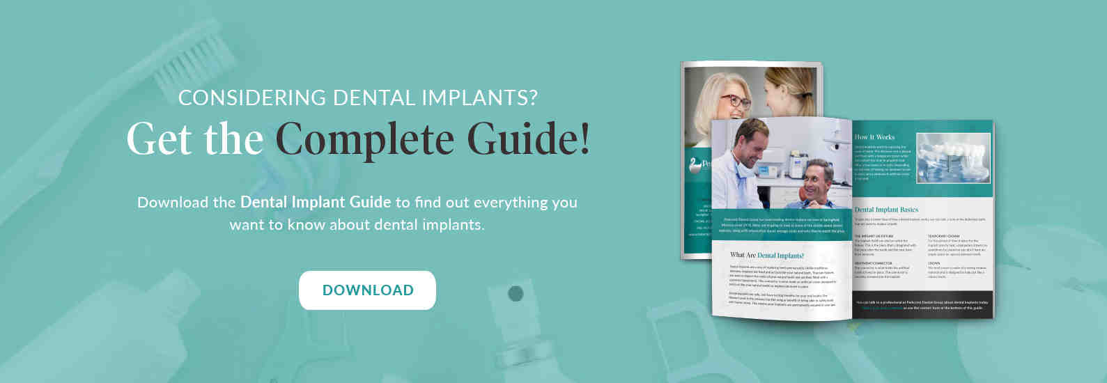 Does food get under implants?
