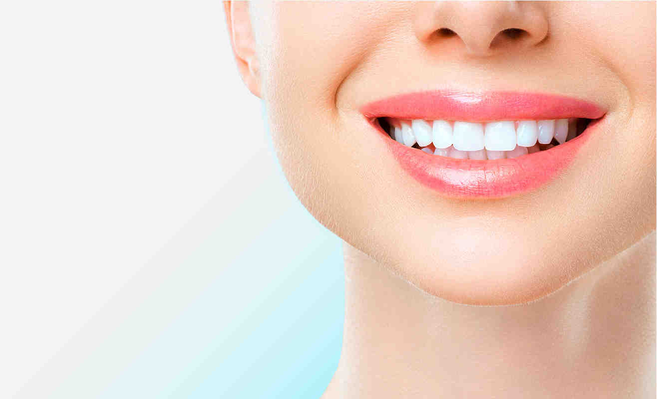 What are fake white teeth called?