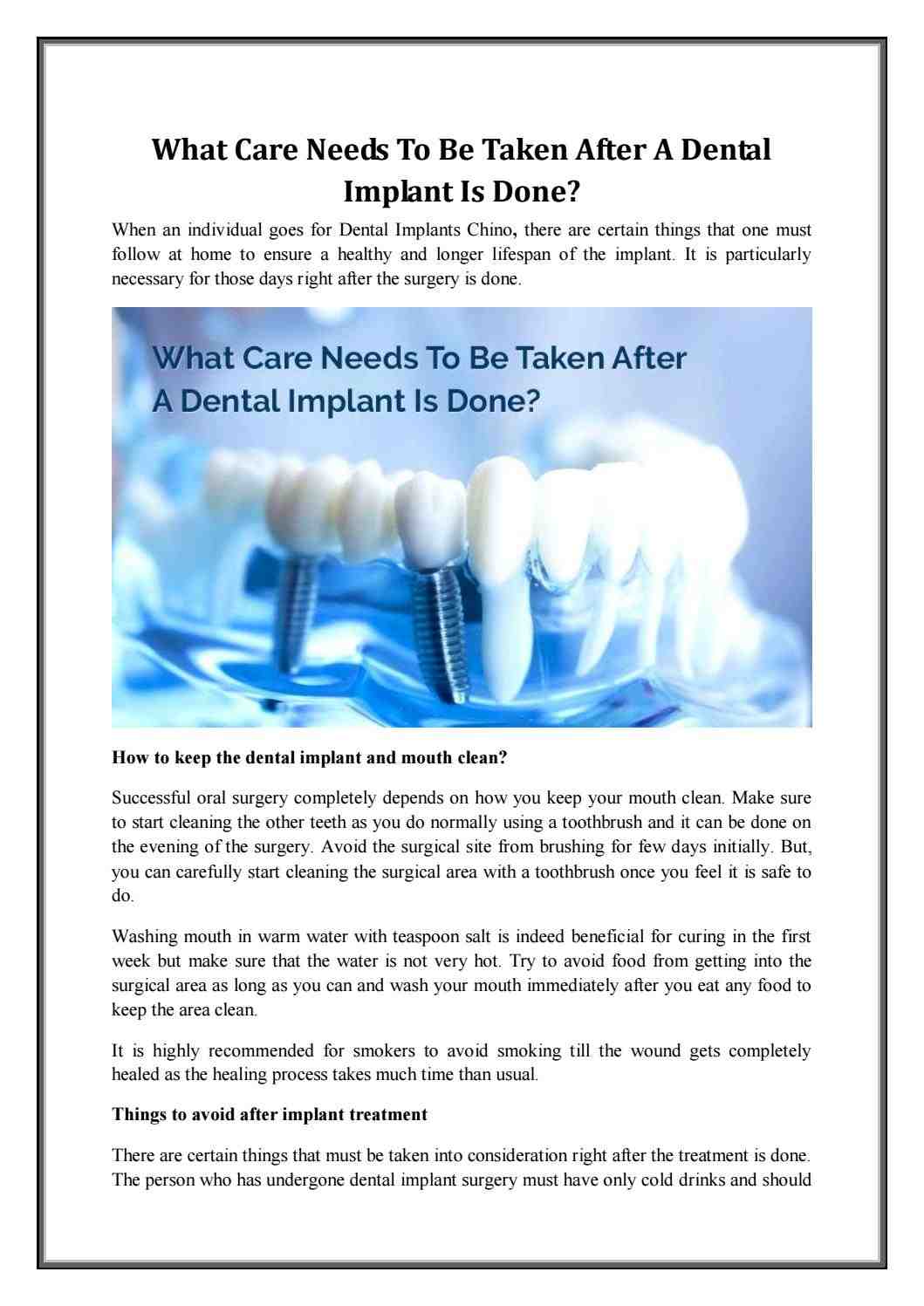 Can you use mouthwash with implants?