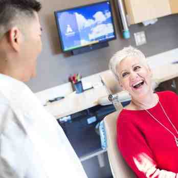 What is the difference between snap on and snap-in dentures?