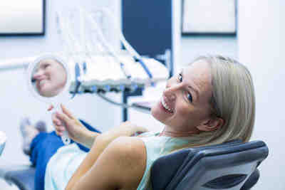 What are full mouth dental implants made of?